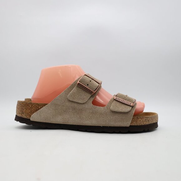 Birkenstock Arizona Soft Footbed Women's Eu 39 US 8 Suede Leather Slip On - Picture 1 of 9